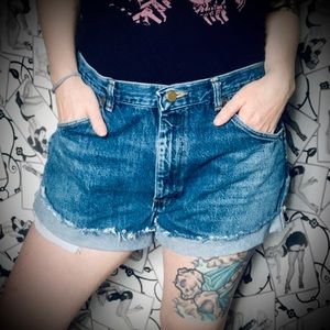 The Perfect Wrangler Cutoffs